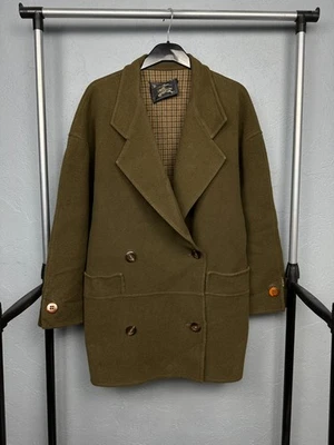 Burberrys' 90s Vintage Double Breasted Wool Coat Size XL - Image 1 of 4