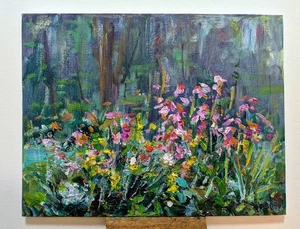 Original Artwork Study 9”x12” Oil Canvas Panel Volo Bog Tadeusz Seidel - Picture 1 of 1