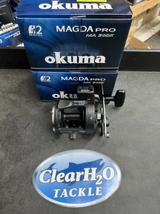 2PK OKUMA MAGDA PRO MA-30DX BALL BEARING LINECOUNTER LEVELWIND TROLLING REELS - Picture 1 of 1