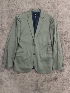 H&M Men’s Olive Green Slim Fit Blazer SZ 42R - Picture 1 of 12