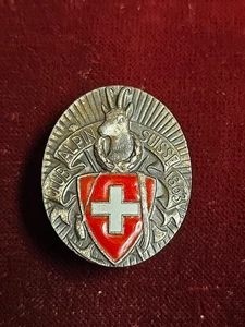 Alte Anstecknadel Brosche Schweizer Bergverein Club Alpine Suisse 1863 !! - Bild 1 von 2