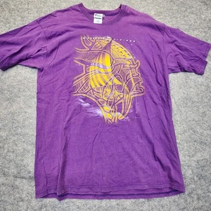MINNESOTA VIKINGS T-SHIRT SIZE XL Viking Head Viking Ship - Vintage PRO PLAYER - Picture 1 of 7