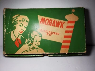 Vintage Mohawk Home Barber Kit Hair Styling In Original Box  - Imagen 1 de 4