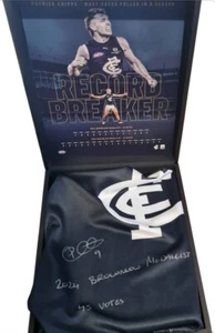 Patrick Cripps Signed Carlton Brownlow Jumper - Picture 1 of 4