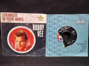 Bobby Vee Stranger In Your Arms / Come Back When You Grow Up Girl 45 RPM lot - 2 - Picture 1 of 10