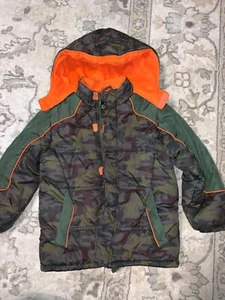 IXTREME Camouflage Orange Lined JUST LIKE DAD Hunter Jacket Coat Size 6 👣kh2 - Picture 1 of 4