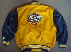 Authentic Starter Jacket Size L Vintage - 1998 World Series NYY Champions - Picture 1 of 6