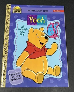 Pooh All Through The Day Golden Books My First Activity Book Vintage Neu - Bild 1 von 5