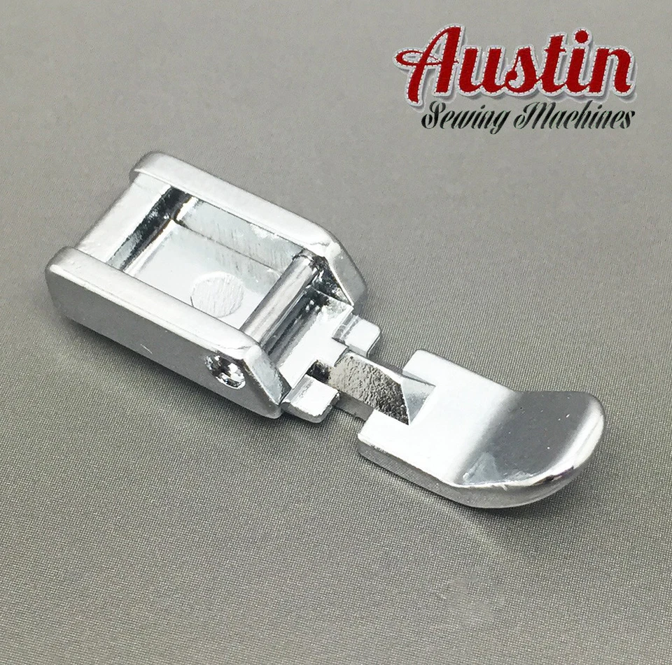  NARROW CLIP ON ZIP, ZIPPER FOOT, COMPATIBLE FOR MOST BROTHER, JANOME, TOYOTA - Image 1 of 1