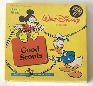 Vintage Walt Disney Productions Super 8 MM Film Good Scouts Silent Black & White - Picture 1 of 6