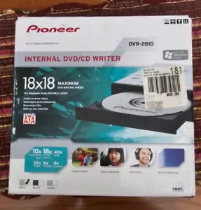 Pioneer DVD - 2810 Internal DVD/CD Writer 18X18 Maximum Writing Speed - Picture 1 of 5