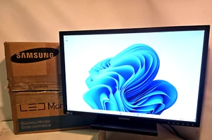 Samsung S22E450 S22E450MW monitor 22" Vga DVI Lcd LED per pc computer nero #04 - Afbeelding 1 van 7