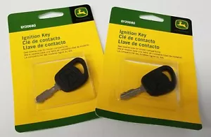 GY20680 John Deere OEM Lawn Mower Ignition Key - Set of 2 - Picture 1 of 3