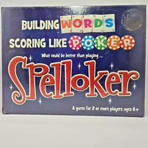 Spelloker Brettspiel Gebäude Wörter punkten wie Poker komplett - versiegelt - Bild 1 von 11