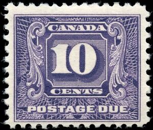 Canada Mint H F+ 10c Scott #J10 1930-32 Second Issue Postage Due Stamp