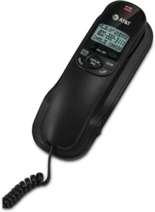 AT&T TR1909BK Trimline negro con cable identificador de llamadas/llamada en espera - Imagen 1 de 6