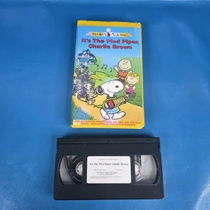 *Rare* It's The Pied Piper, Charlie Brown 2000 VHS Tape Screener Screening Demo - Foto 1 di 5