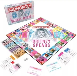Monopoly: Britney Spears Edition Brettspiel Brandneu Versiegelt Kostenloser Versand - Bild 1 von 8