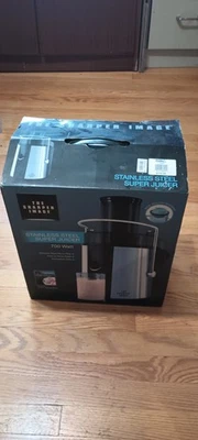 The Sharper Image Super Juicer 700 vatios acero inoxidable (usado solo una vez) Foto 1 de 4