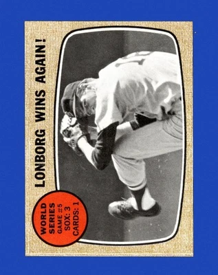 1968 Topps Set-Break #155 World Series Game 5 NM-MT OR BETTER *GMCARDS* - Image 1 of 2