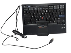 Original Lenovo IBM SK-8845 USB Wired Keyboard US English Clean - - Picture 1 of 3