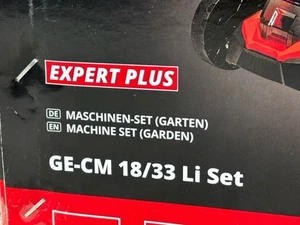 Einhell Cordless Lawn Mower And Strimmer With Batteries Complete Kit - Picture 1 of 5
