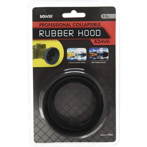 Bower 62mm Universal Rubber Lens Hood in Black- HR62 - Picture 1 of 3