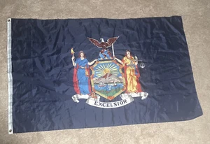 New York State Flag - Excelsior - 58 x 35” - Picture 1 of 5