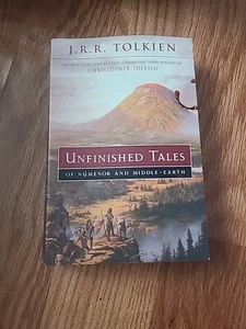 J.R.R. Tolkien Unfinished Tales of Numenor and Middle-Earth 1980 Lord Ofthe Ring - Picture 1 of 4