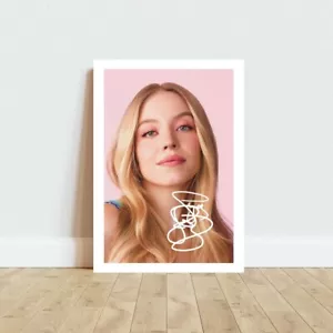 SYDNEY SWEENEY CINEMA SIGNED AUTOGRAPH PRINT PHOTO ART PHOTO GIFT IDEA ACTOR - Picture 1 of 2