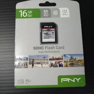 16GB High Performance Class 10 U1 SDHC Flash Memory Card - Picture 1 of 5