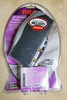 RCA RF Modulator Video Converter Model CRF900 New Sealed  includes bonus cable - Image 1 of 2