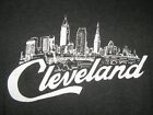 Homage Brand T-Shirt - Cleveland City Skyline - Size Medium - Blacn And White
