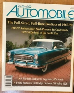 Collectible Automobile Magazine August 2010 - '67-70 Pontiacs, 37-38 DeSoto, etc - Picture 1 of 2
