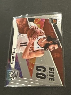 2019-20 Panini Mosaic Ricky Rubio Give and Go Insert NM - Image 1 of 2