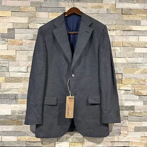 lbm 1911 Lubiam Sport Coat Blazer Jacket Pure Linen Suit Size 38R 48IT - Picture 1 of 10