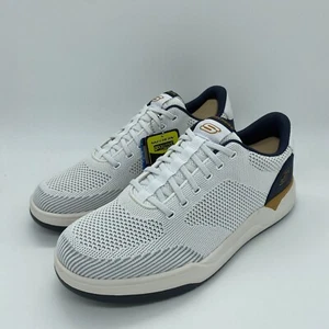 Scarpe stringate Skechers Corliss Dorset 210793/WHT bianco blu taglia 11 uomo - Foto 1 di 6