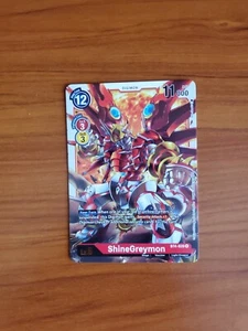 Digimon Great Legend - ShineGreymon - Rare - BT4-020 R - Picture 1 of 2