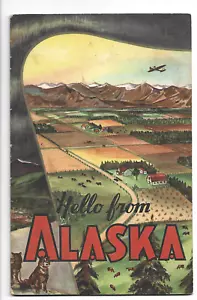 Opuscolo vintage ""Hello From Alaska"", La storia dell'agricoltura lattiero-casearia in Alaska-1950 - Foto 1 di 5