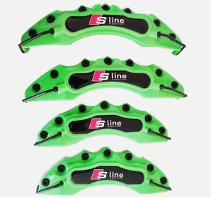 Brake Caliper Covers Green S line– Universal Fit (Set of 4) - Foto 1 di 4