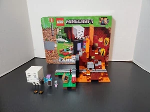 LEGO Minecraft: The Nether Portal (21143) Complete With Instruction Manuals! - Picture 1 of 8