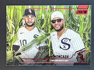 YOAN MONCADA 2022 Stadium Club rote Folie parallel #58 Chicago weiße Sox - Bild 1 von 2