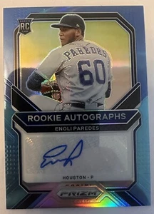 2021 Panini Prizm Rookie Autographs #RA-EP Enoli Paredes Blue RC /25 - Picture 1 of 2