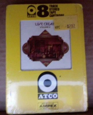 SEALED vintage 8 track LIVE CREAM Volume 2 Eric Clapton Sunshine of your Love - Image 1 of 4