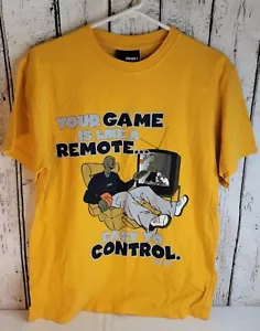 Vintage And1 Trash Talk Tee Shirt 90s RARE Large Yellow Retro Basketball And1 - Bild 1 von 11