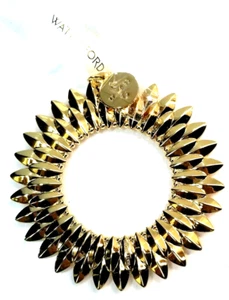 Adorno corona dorada Waterford 2021 3,5" en caja con etiqueta #1059599 - Imagen 1 de 9