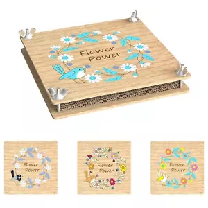 Flower Press 6 Layers 8 X 8 Inch Flower Press Kit Diy Flower Pressing Kit For Ad - Picture 1 of 6