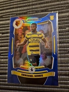 2021-22 Panini Prizm Emmanuel Dennis #269 Blue Rookie RC /340 Watford Fc  - Picture 1 of 3