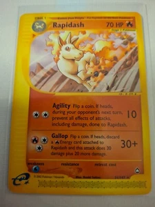 Rapidash/Gallopa 31/147 Pokemon Aquapolis ENG Vintage NM - Bild 1 von 2