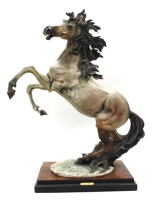 GIUSEPPE ARMANI Aufzucht Pferd Hengst Skulptur signiert um 1990 - Bild 1 von 13